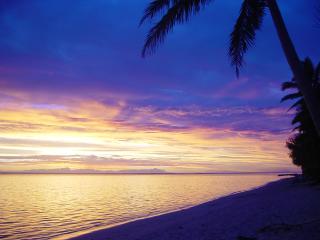 Moana Sands Group Cook Islands Sunset